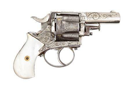 Engraved British Bulldog Revolver | Witherell's Auction House