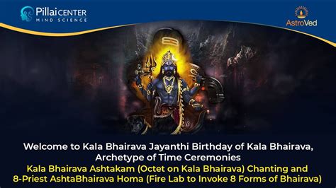 "8 Priests Kala Bhairava Ashtakam (Octet on Kala Bhairava) Chanting and Ashta Bhairava homa ...