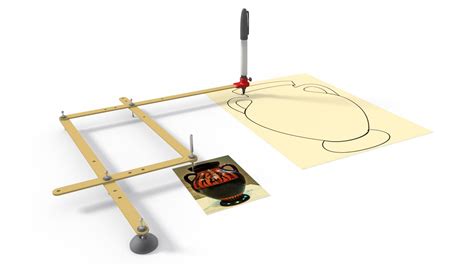 Pantograph 3d rendering | Diy and crafts, Homemade tools, Projects