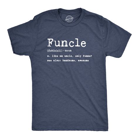 Mens Funcle Definition Tshirt Funny Uncle Family Tee - Walmart.com