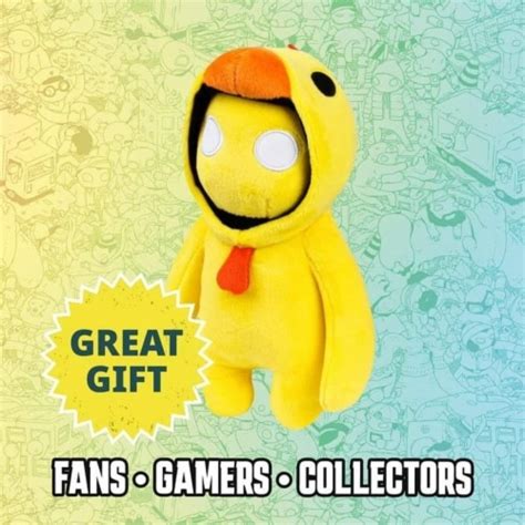 Gang Beasts Yellow Chicken Blue Bear Plush 8 Doll Gaming Character Bundle Set PMI, 1 unit - Fred ...