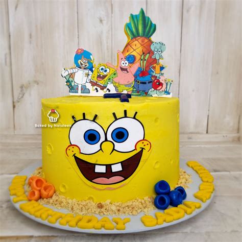 Sponsbob Spongebob Cake Spongebob Birthday Cake Cake - vrogue.co