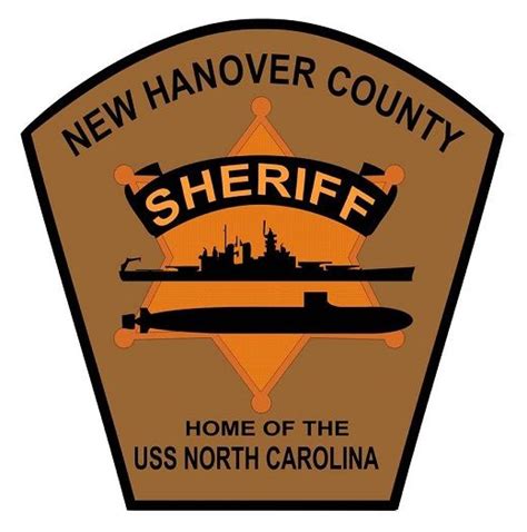 New Hanover county Sheriff NC | Police patches, New year goals, Hanover