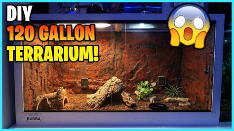 How to build a 120 gallon bearded dragon tank - kobo building