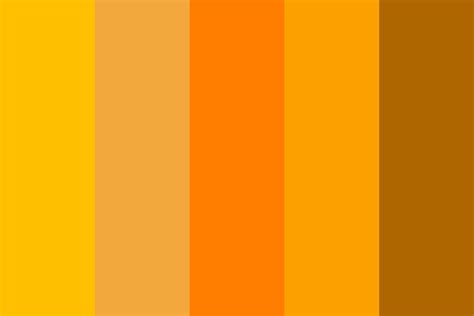 Ambiguous Amber Color Palette