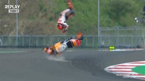 Marc Marquez, crash in MotoGP Indonesia: head injury - World Today News