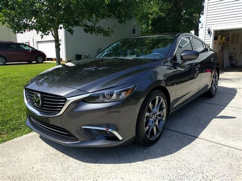 Bought this baby yesterday! 2017 Mazda 6 GT, machine grey metallic. : r/mazda