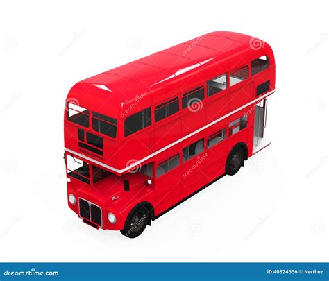 Double Decker Bus stock illustration. Illustration of britain - 40824656