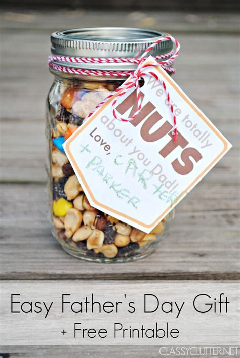 Father's Day Gift Idea and a Free Printable Gift Tag | Easy father's ...