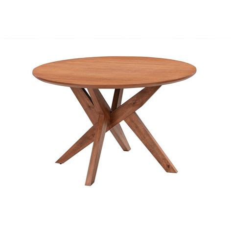 Anniqua Round Solid Wood Dining Table | Pedestal dining table, Wood ...