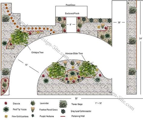 circular driveway | Driveway design, Xeriscape front yard, Circular driveway