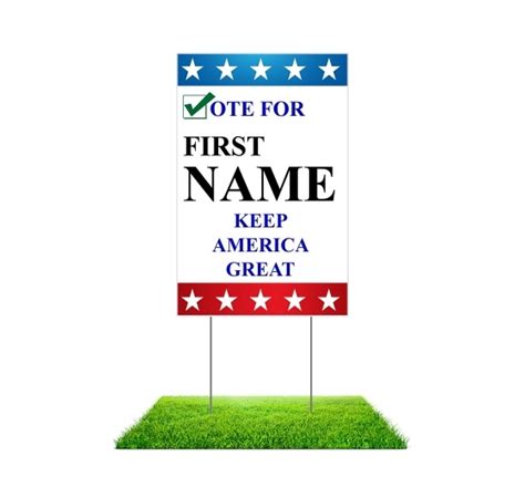 Buy Custom Political Campaign Signs - Save up to 30% | BannerBuzz