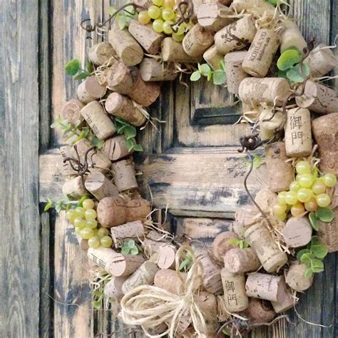 Wine Cork Wreath, Wine Cork Art, All Season Wreath, Bar Decor - Etsy