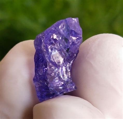 Natural Tanzanite Gemstone Gem Grade Uncut Crystal Unique | Etsy