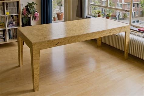 OSB Table ОСБ стол полировка лак | Osb furniture, Osb, Plywood table