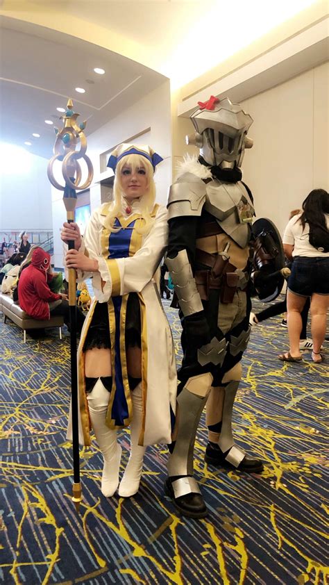 Goblin Slayer and Priestess at AnimeIowa 2019 : r/GoblinSlayer