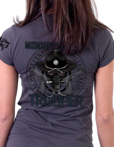 Massachusetts State Police Shirt for Women 100% Made in USA