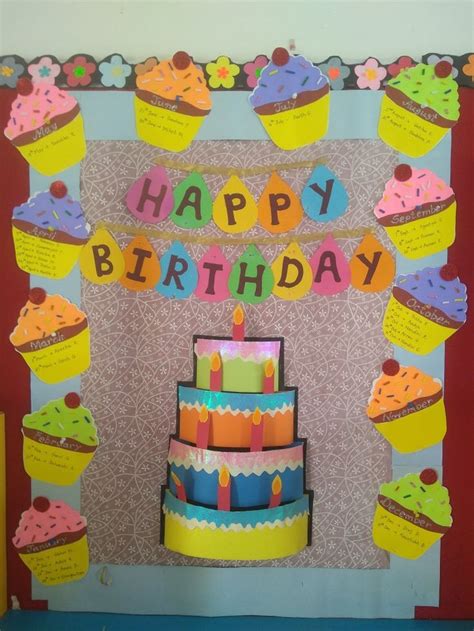 Birthday Chart for Preschool | Bulletin Board Ideas