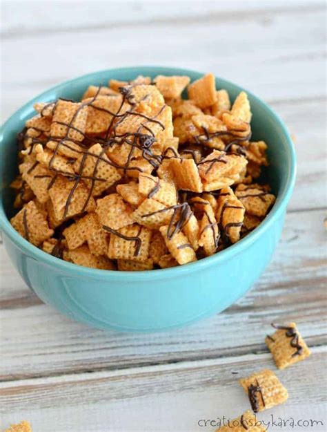 Chocolate caramel chex mix recipe