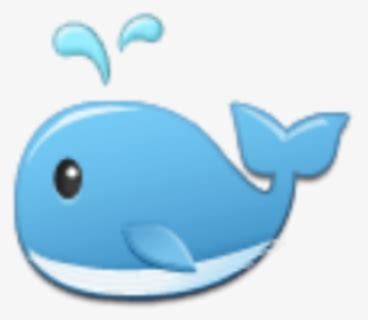 Whale Clipart Transparent Background - Whale Emoji Png , Free ...