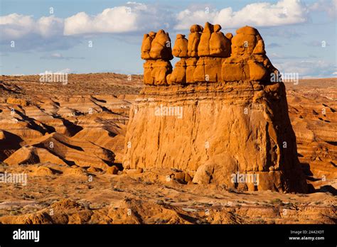 Rock formations in Goblin Valley State Park, San Rafael Swell, UT Stock ...