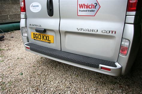 VAUXHALL VIVARO '15 - '19 REAR BUMPER PROTECTOR "OVER THE EDGE" | eBay