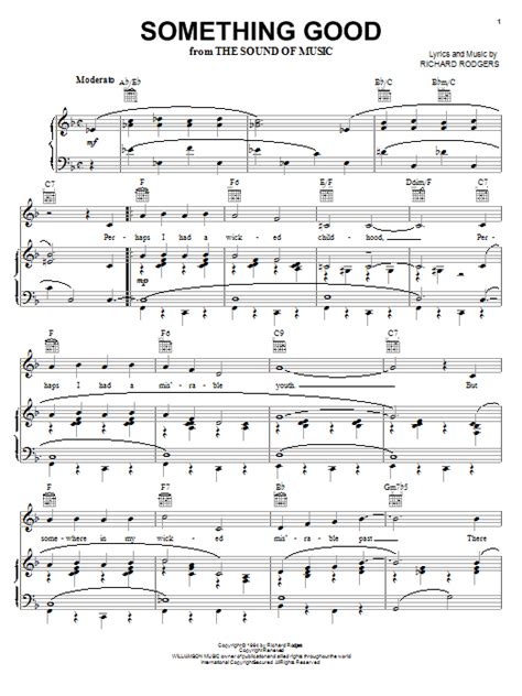 Something Good | Sheet Music Direct