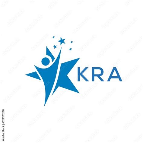 KRA Letter logo white background .KRA Business finance logo design vector image in illustrator ...