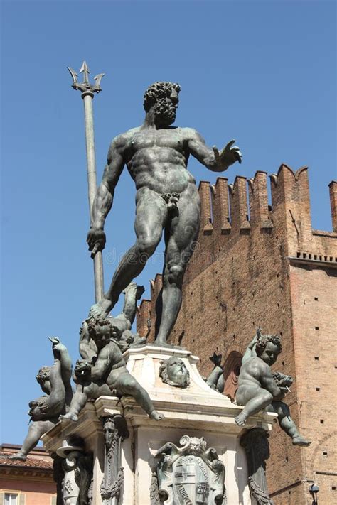 Neptune Statue, Bologna stock image. Image of gigante - 70345213