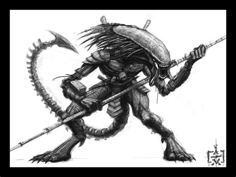 Predator-Alien Hybrid by VegasMike on DeviantArt