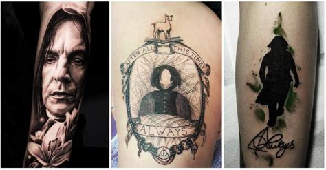 [UPDATED] 40 Severus Snape Tattoos