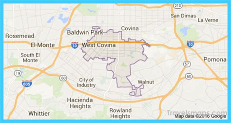 Where is West Covina? - West Covina Map - Map of West Covina ...