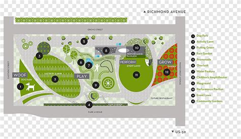 Levy Park Landscape architecture, design, landscape, plan png | PNGEgg