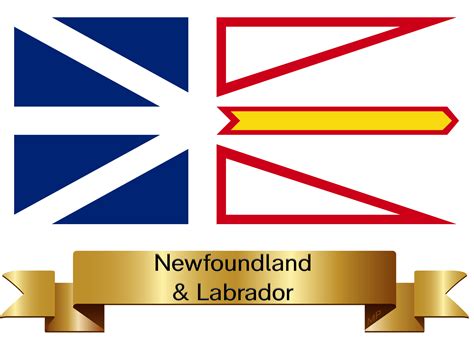 Newfoundland and Labrador Named Flag Stickers, Gifts and Products | Sticker | Labrador names ...