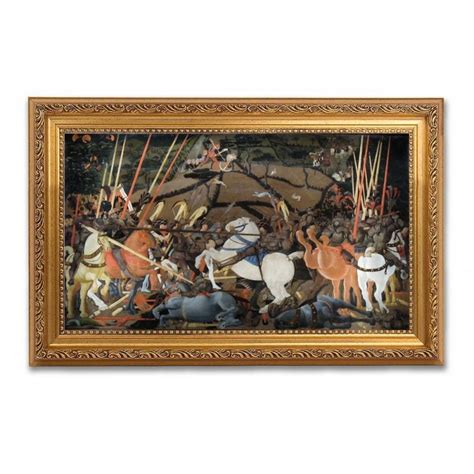 31,7" PAOLO UCCELLO "The Battle of San Romano" painting art printed on canvas