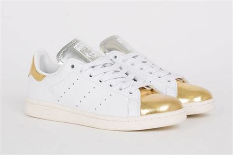 adidas Stan Smith (White/Metallic Gold/Silver)