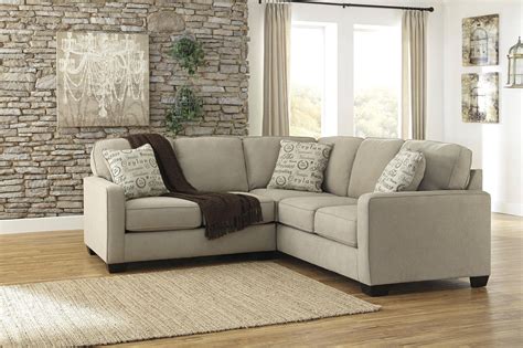 Buy Ashley Alenya Sectional Sofa Left Hand Chase in Quartz, Linen online