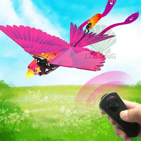 Intelligent Bionic Flapping Wing Flying Robot Bird with Wireless Remote Controller Battery Built ...