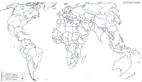 Planisfero Mondo (Europa Africa) mappa gratuita, mappa muta gratuita ...