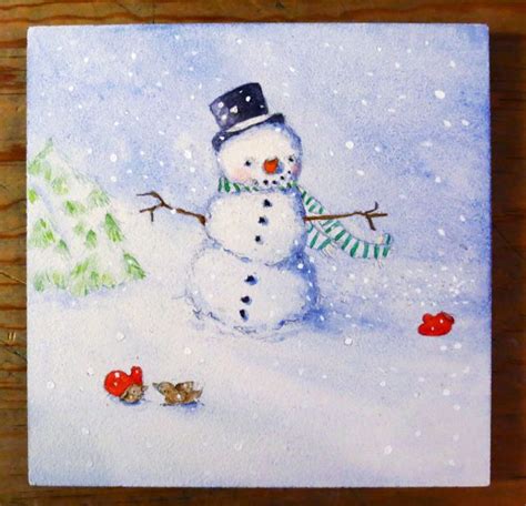 How to Paint a Sweet Snowman With Simple Steps | Craftsy