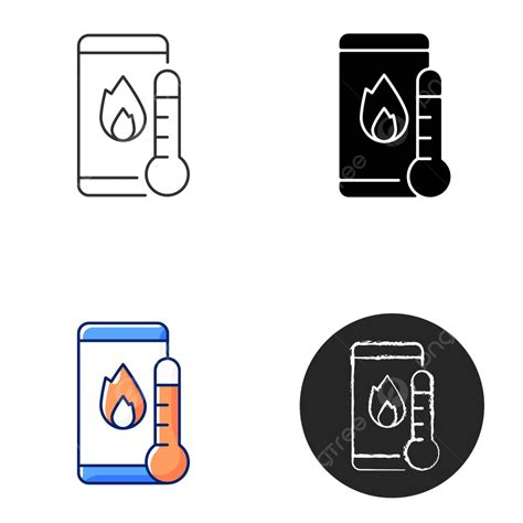 Phone Overheating Icon Color Web Icon Vector, Color, Web, Icon PNG and Vector with Transparent ...