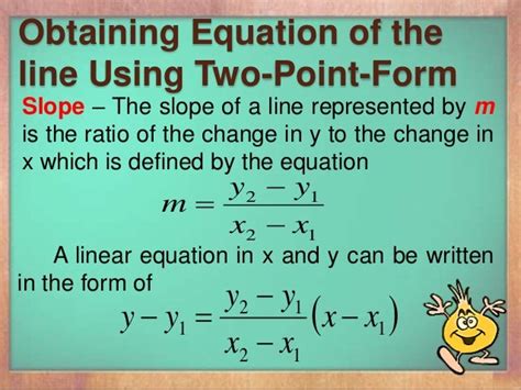 Two point form Equation of a line