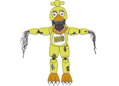 Withered Chica - Five Nights At Freddy's 2 by J04C0 on DeviantArt