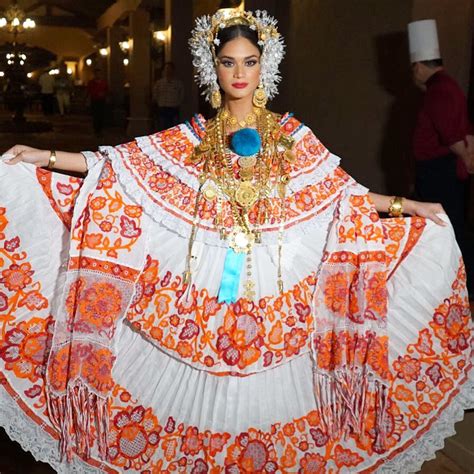 La pollera: national costume of panama. after much evolution, this came to be by adding ...