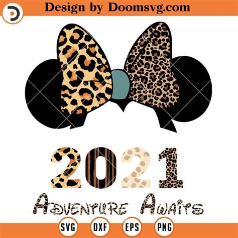 Adventure Awaits 2023 Leopard SVG, Custom Name And Date - Doomsvg