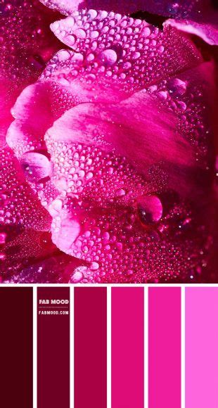 Dark Pink and Magenta Colour Palette #85 1 - Fab Mood | Wedding Color, Haircuts & Hairstyles ...