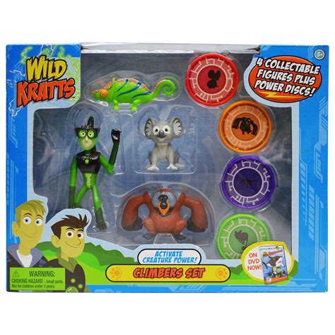 Buy Wild Kratts Climbers Action Figure Toys, 4-Pack - Activate Creature ...