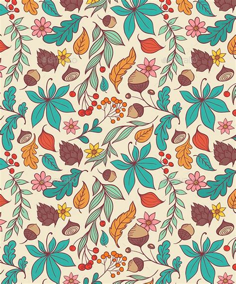 Autumn Seamless Pattern | Ilustraciones, Patrones textiles, Fondos de pantalla de iphone