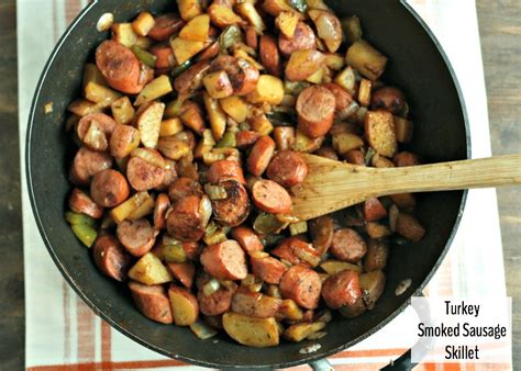 Easy Dinner: Turkey Smoked Sausage Skillet - Dash Of Evans