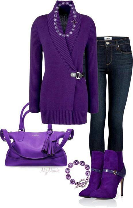 Casual look of the Day | Fashion, Purple fashion, Purple outfits